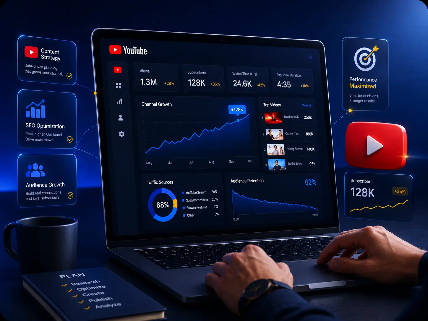 Youtube managment service