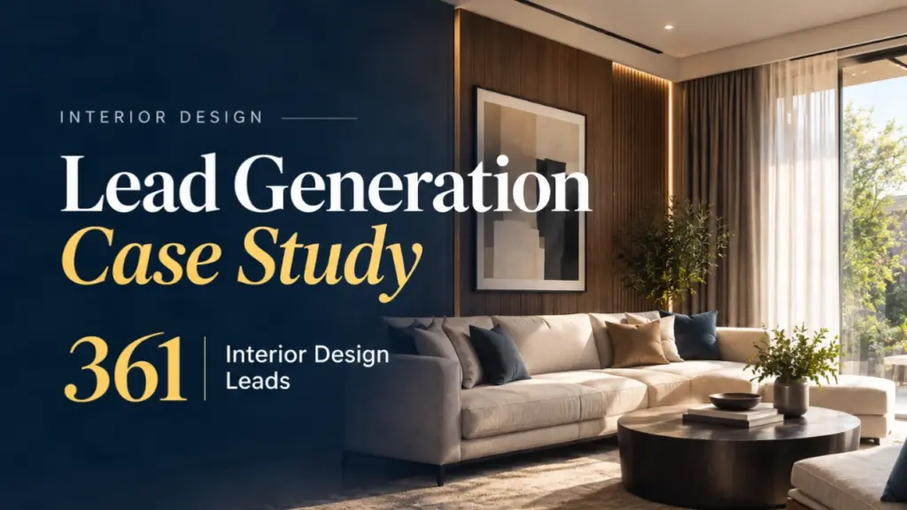 Interior Design Lead Generation Case Study - 361 Interior Design Leads